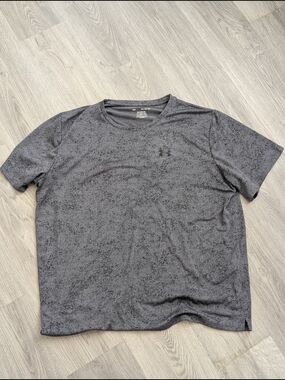 Under Armour Men's Charcoal Heather Short-Sleeve Performance Tee
